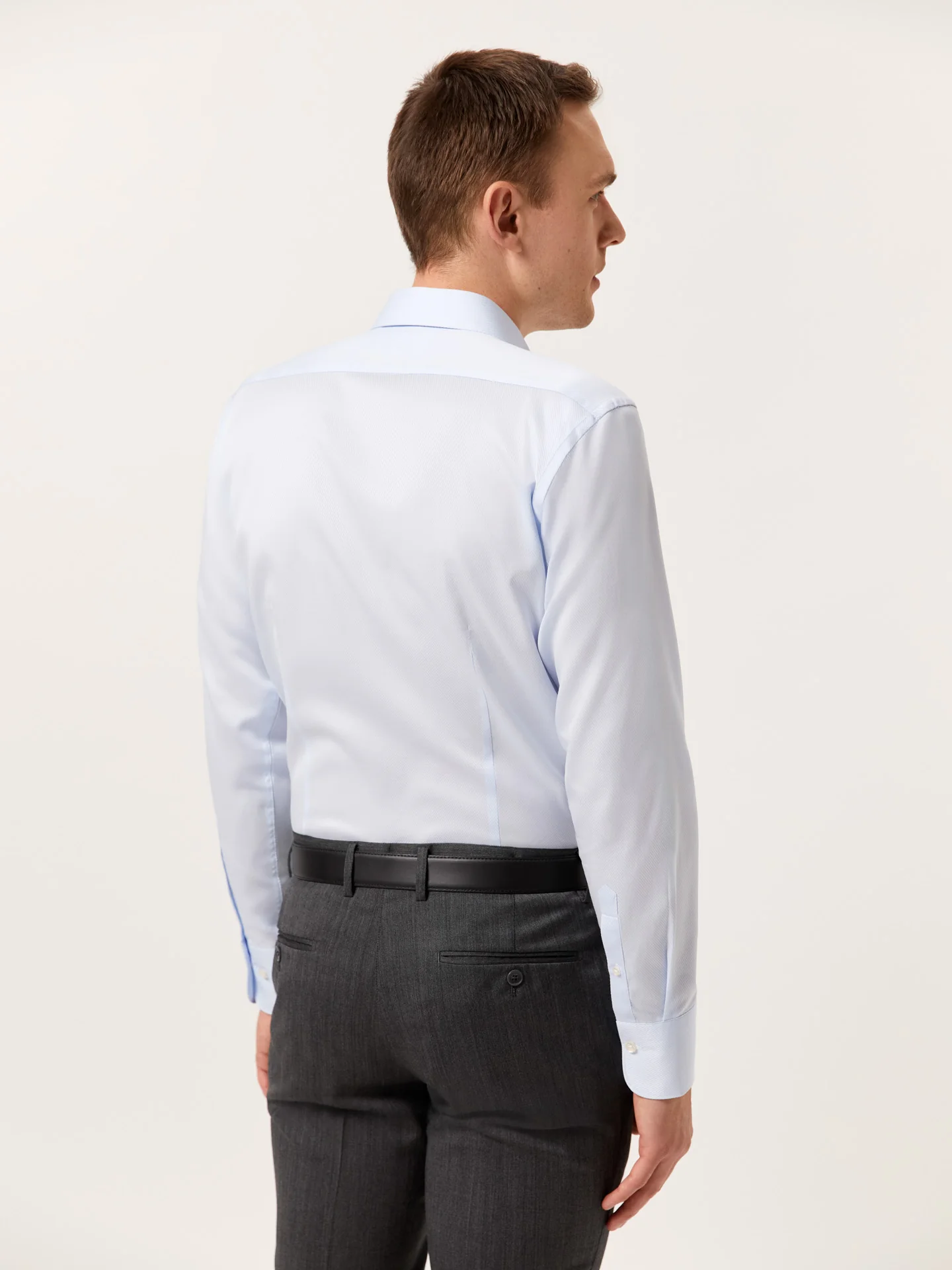 Slim Fit Twill Shirt with Dublin Collar - Image 3