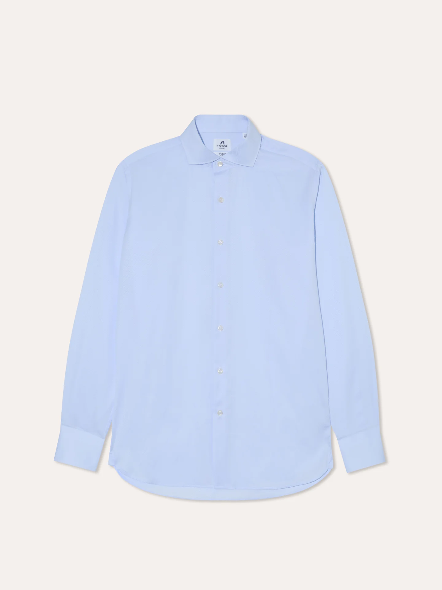 Slim Fit Twill Shirt with Dublin Collar - Image 4
