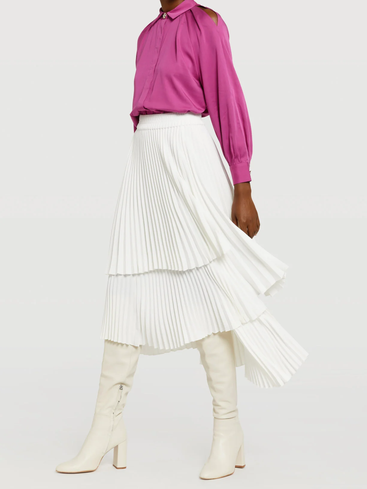 Special pleated skirt
