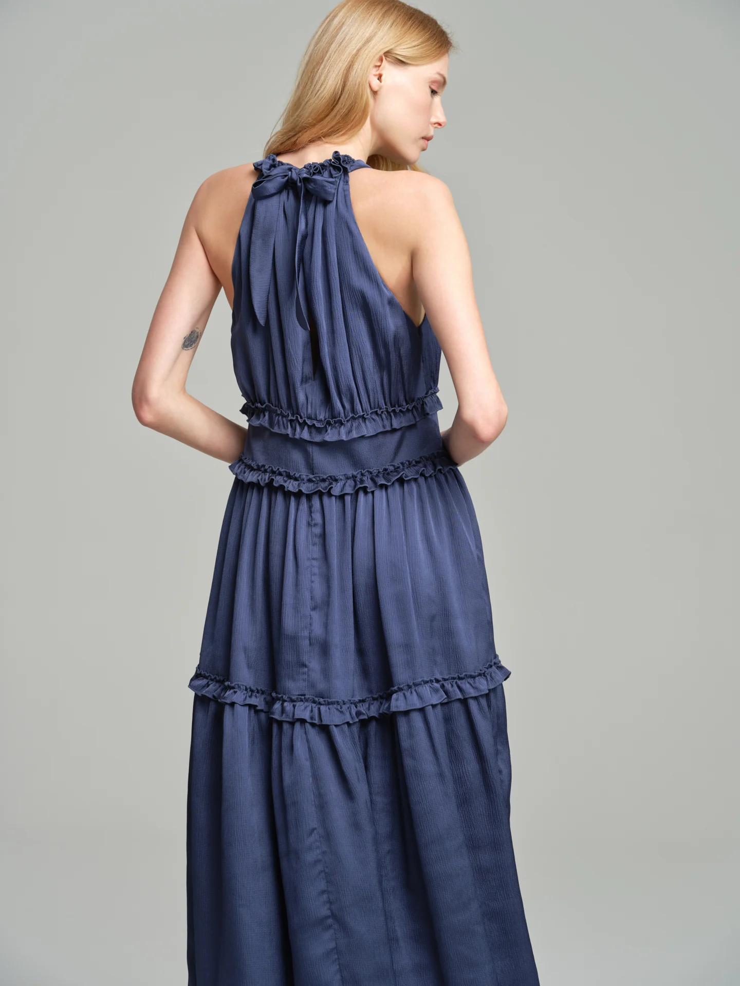 Strappy paneled dress - Image 4