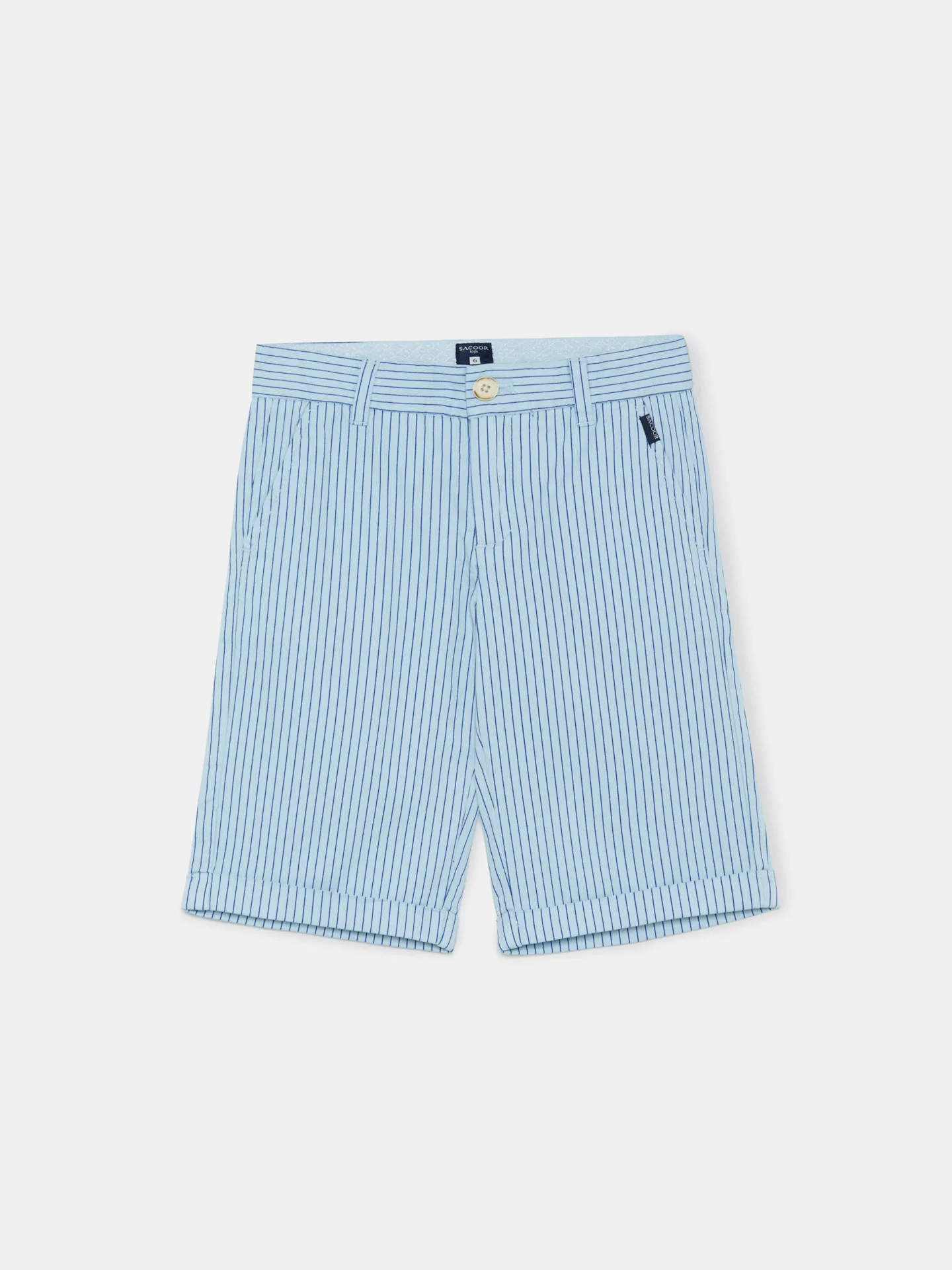 Striped Bermuda Shorts