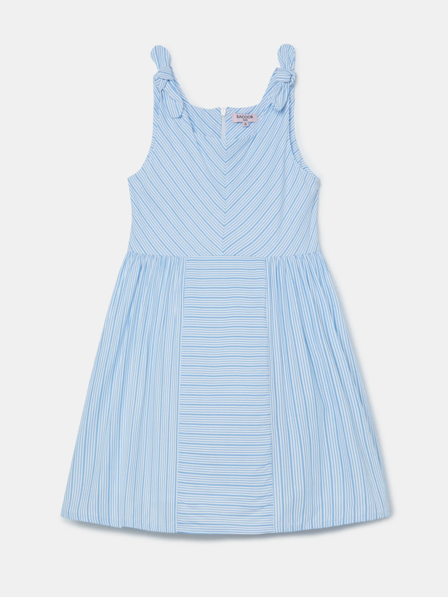 striped Bow Dress