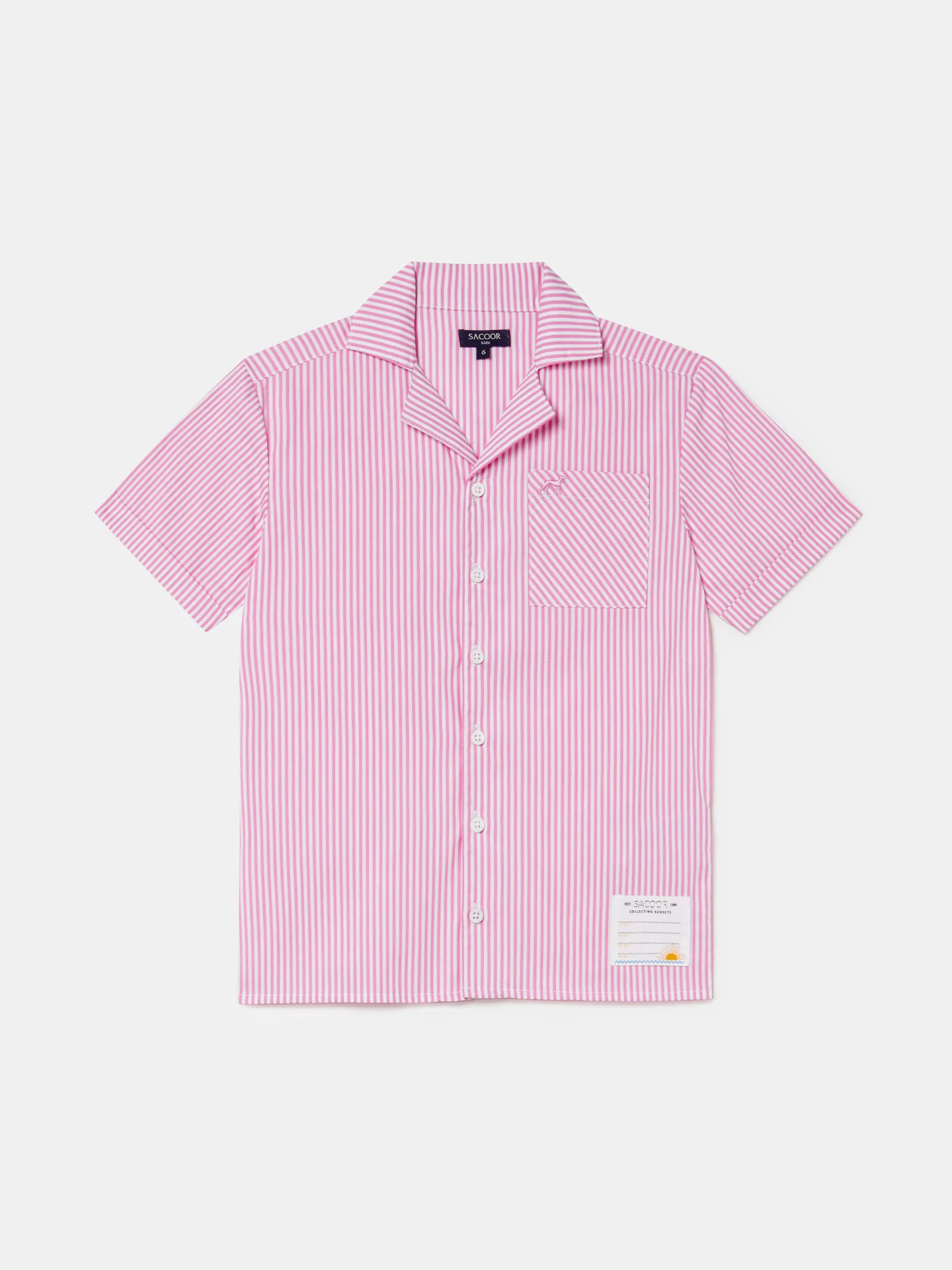 Striped Cuban Collar shirt - Image 8