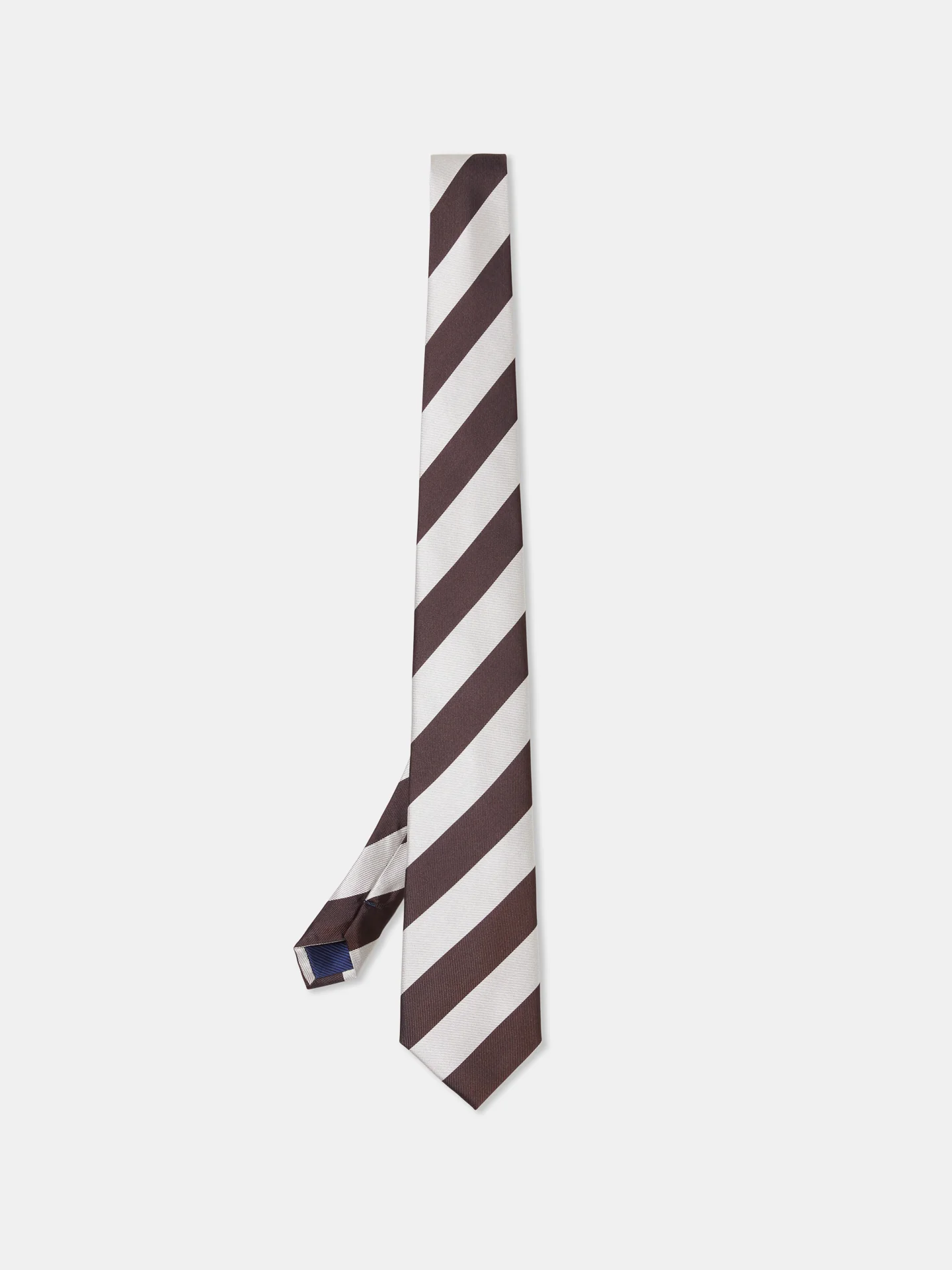 Striped Pattern 100% Silk Tie 7,5cm - Image 3