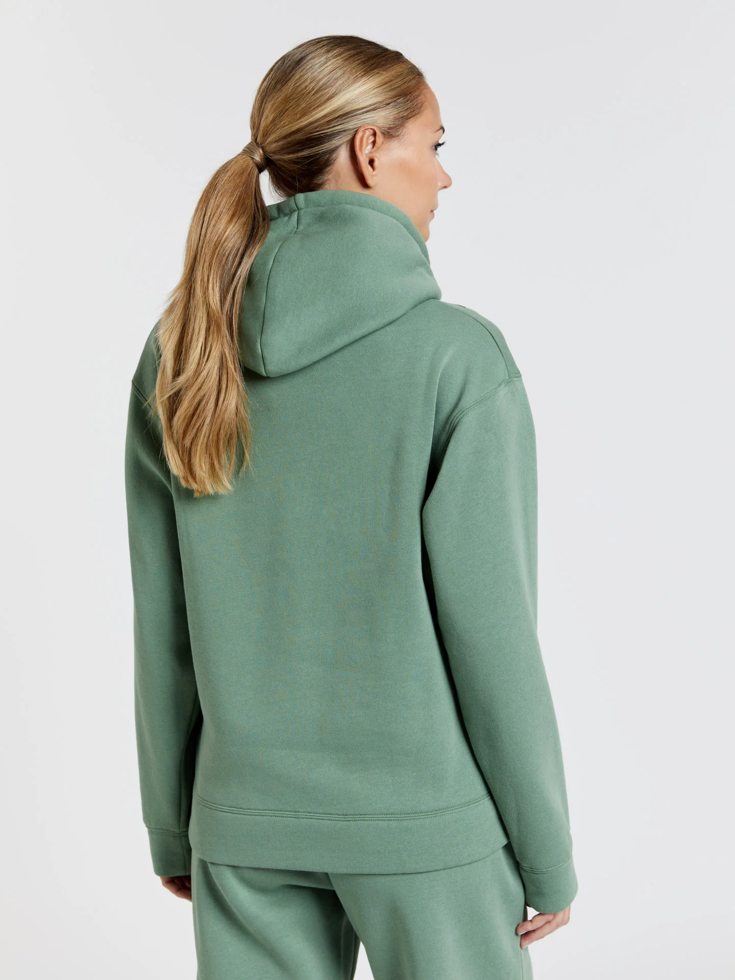 Sweatshirt with hoodie and logo print - Image 3