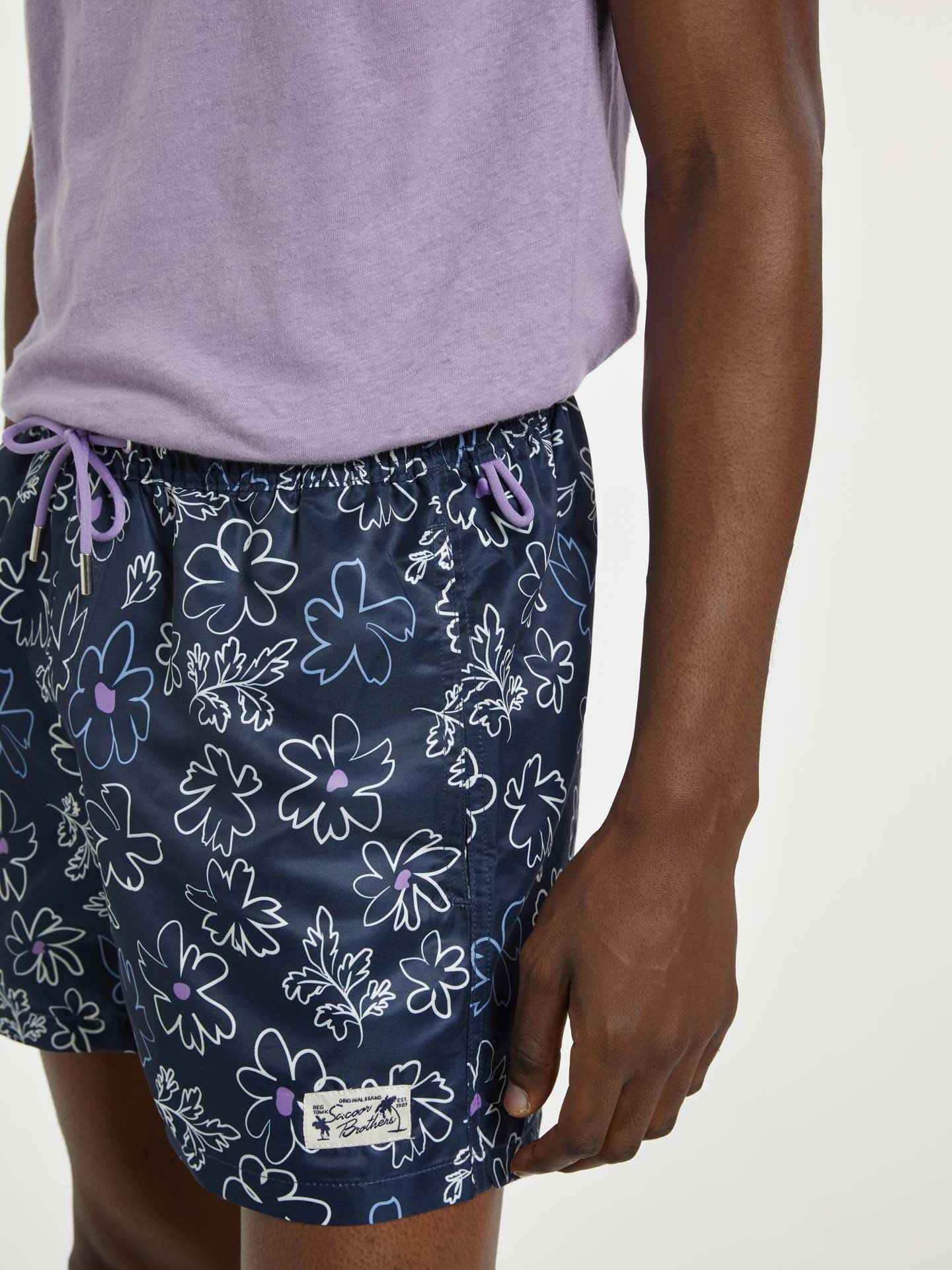 Swim Shorts With 'Flowers' Print - Image 2