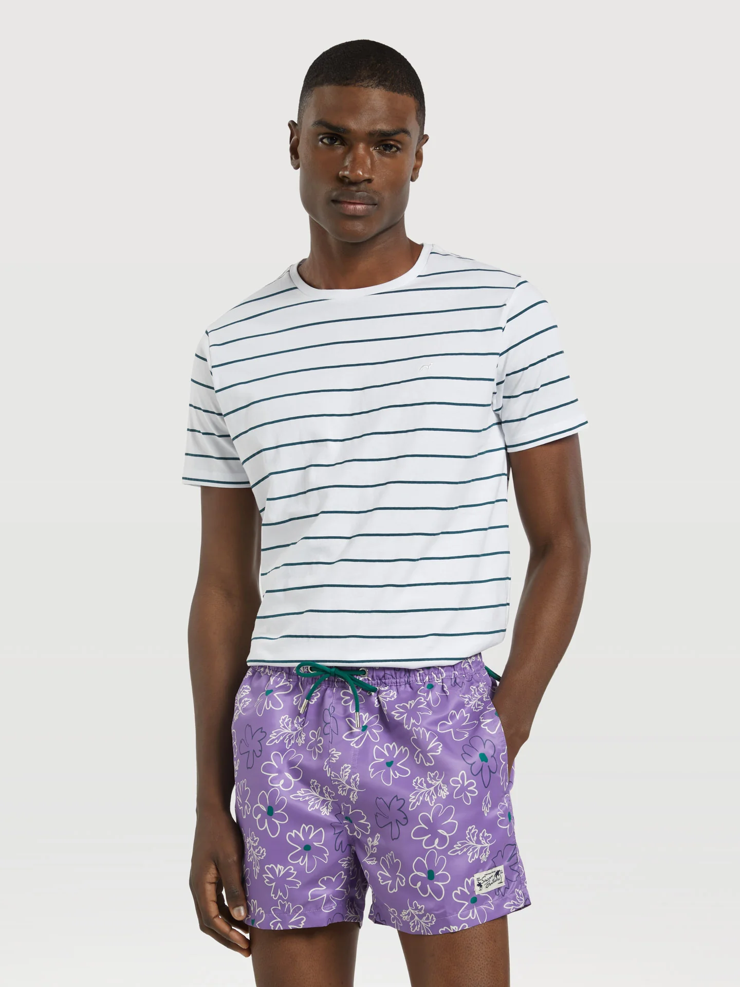 Swim Shorts With 'Flowers' Print - Image 7