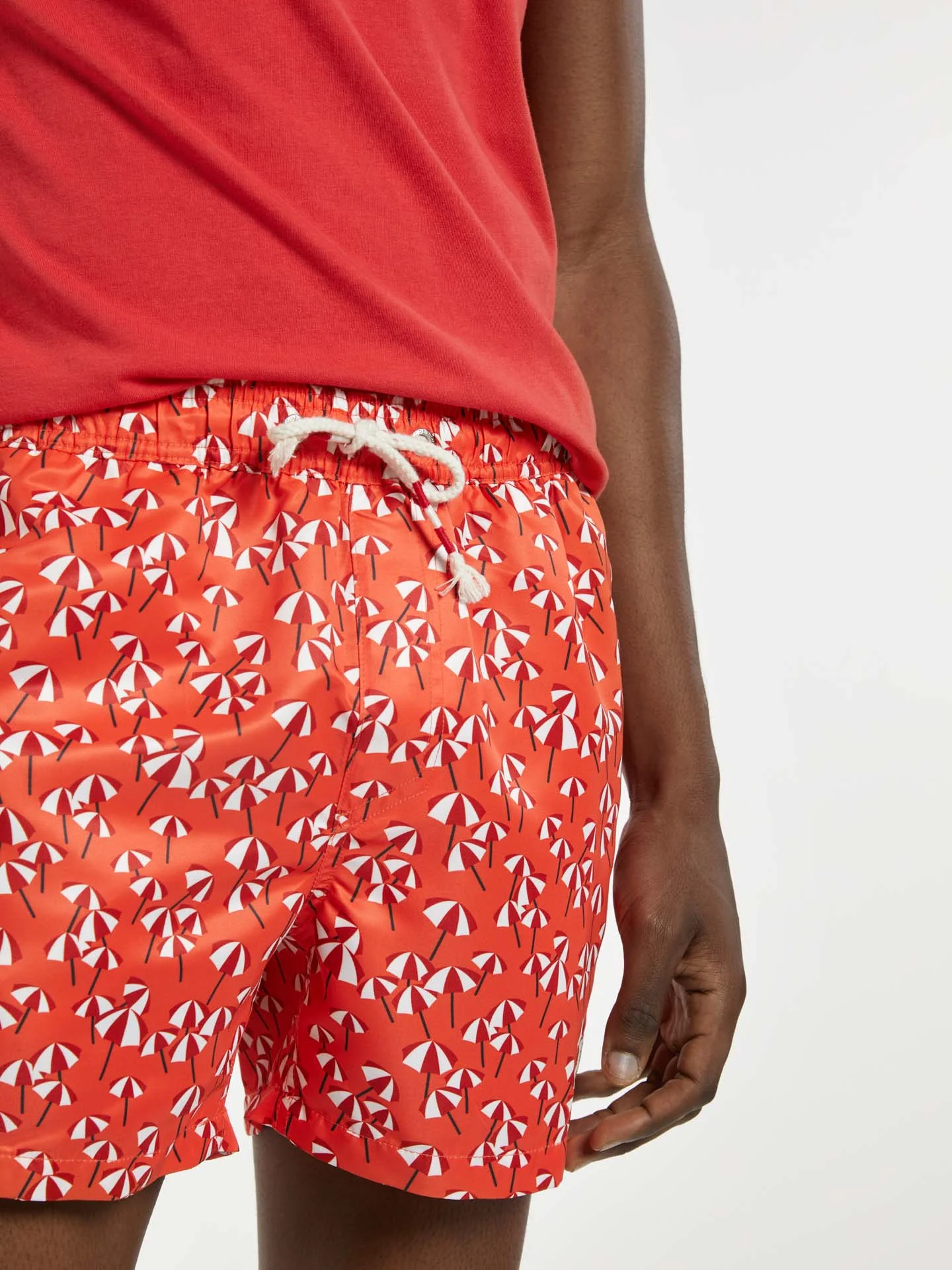 Swim Shorts With 'Parasols' Print - Image 2