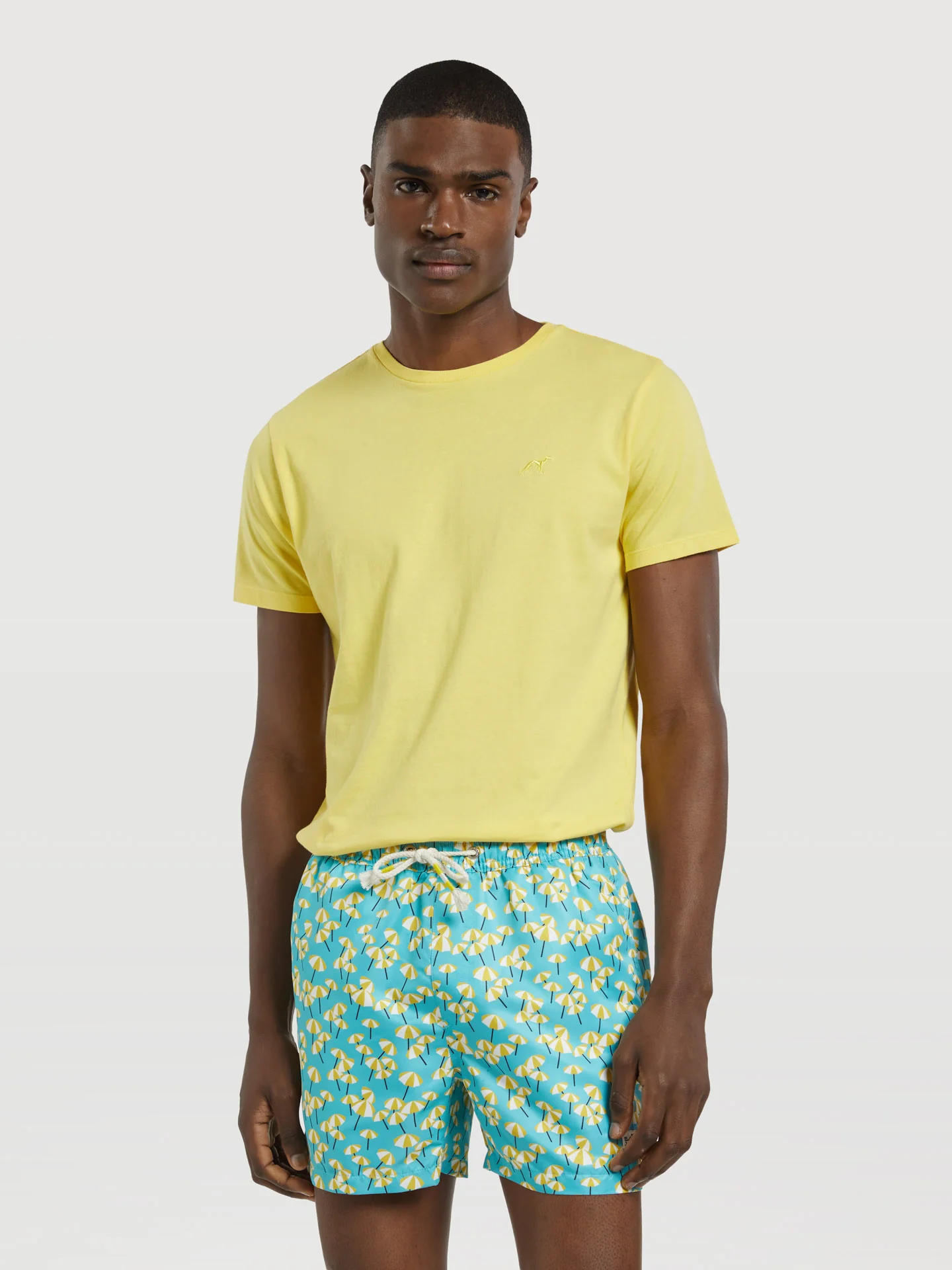 Swim Shorts With 'Parasols' Print - Image 7