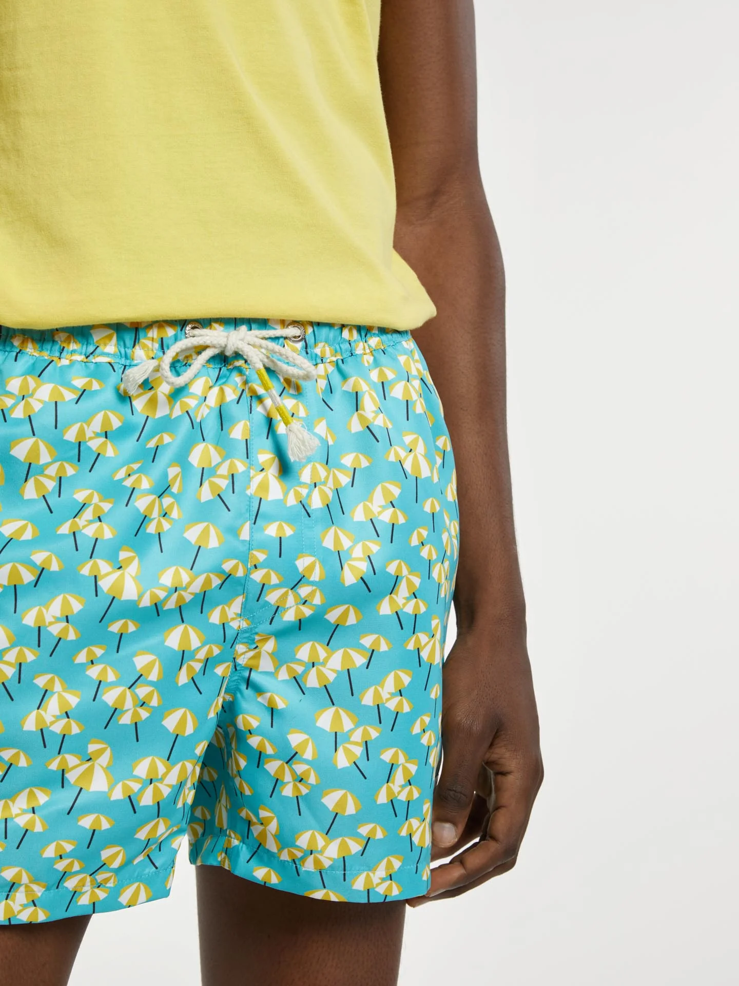 Swim Shorts With 'Parasols' Print - Image 8