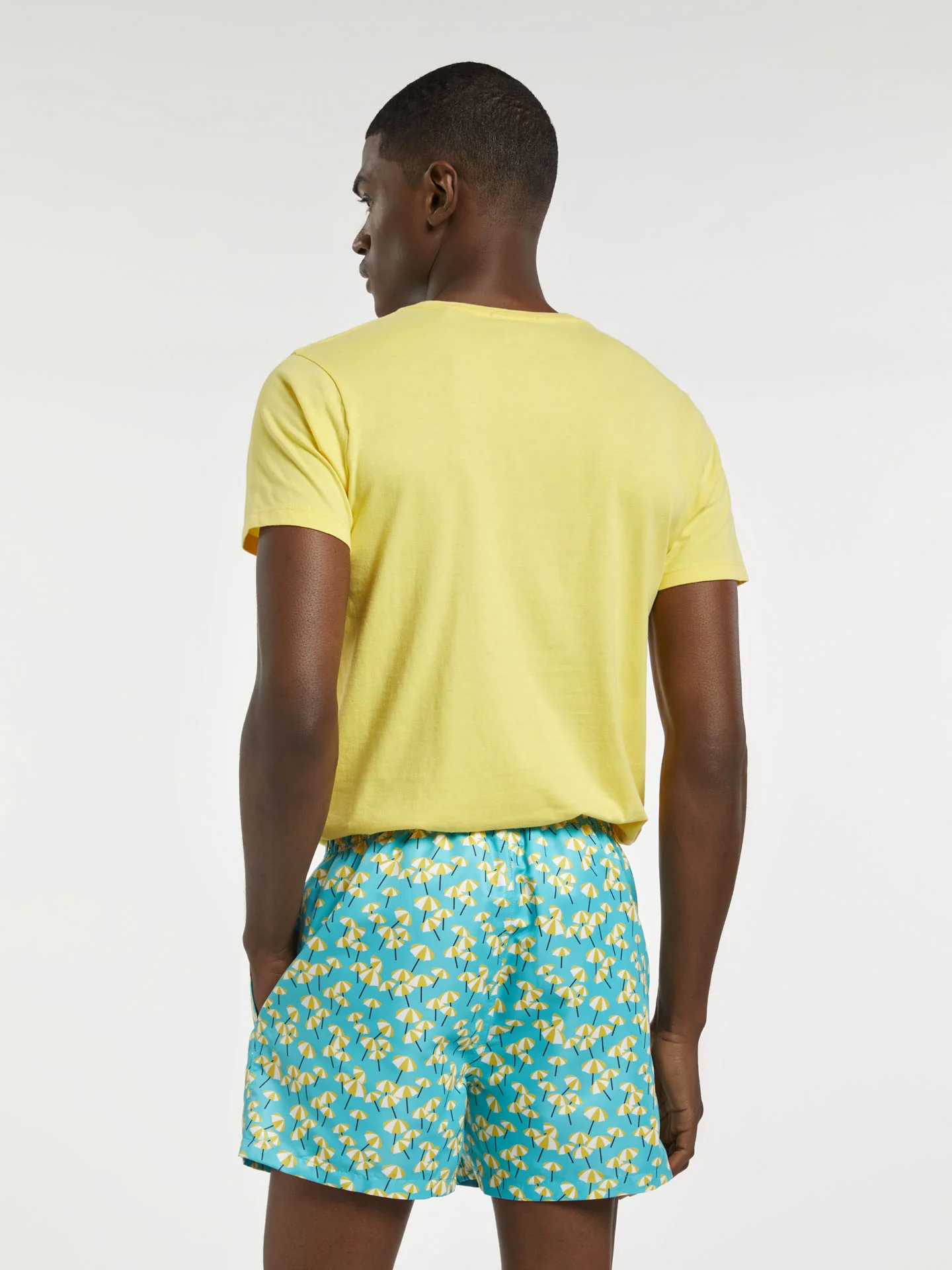 Swim Shorts With 'Parasols' Print - Image 9