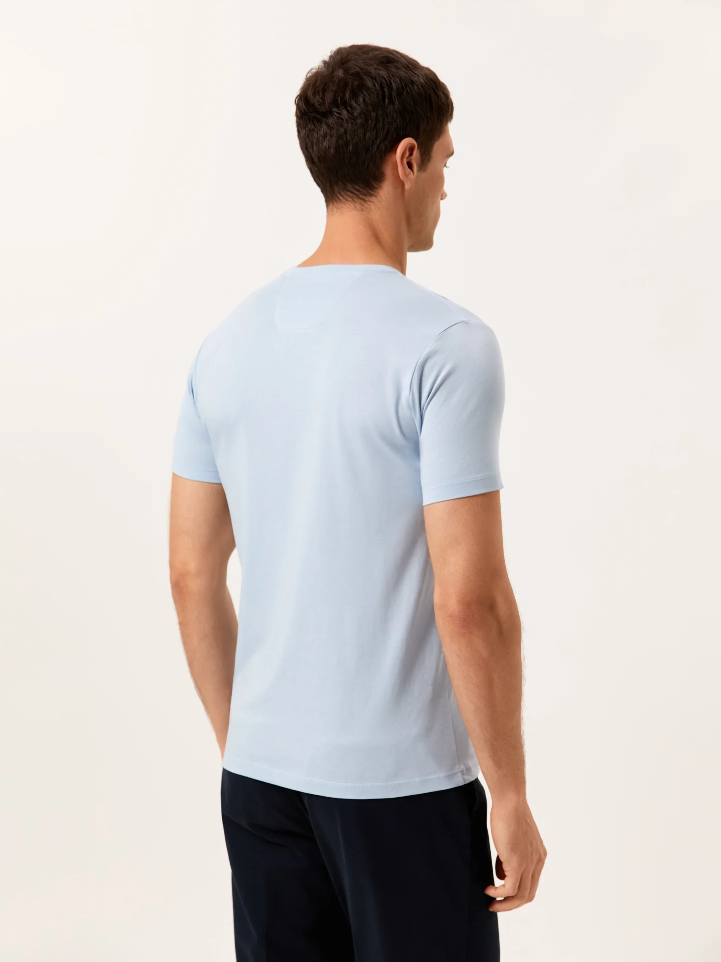 T-shirt with Logo Embroidered in 100% Organic Cotton - Image 3
