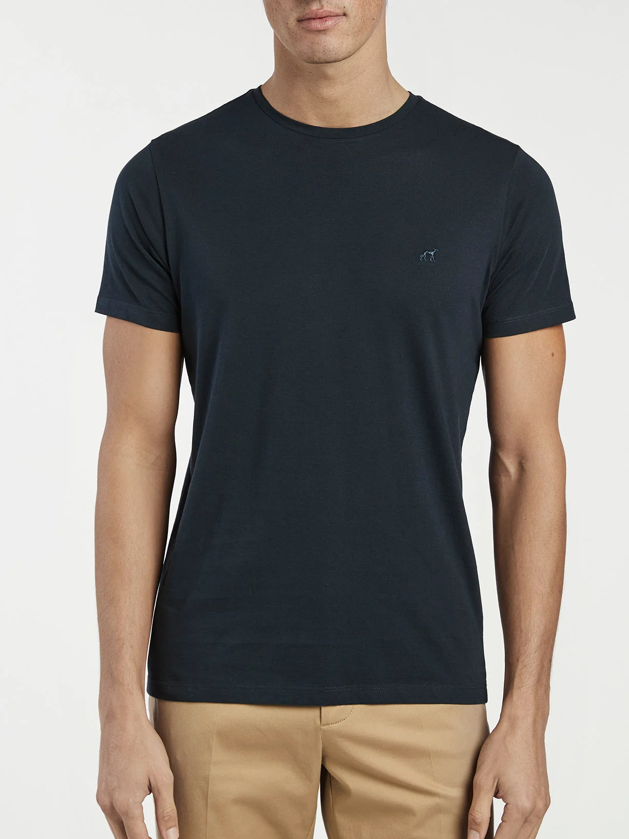 T-shirt with Logo Embroidered in 100% Organic Cotton - Image 2