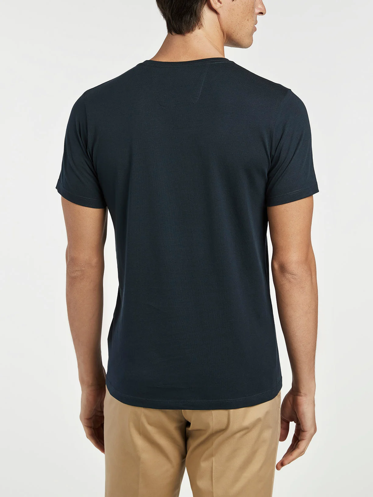 T-shirt with Logo Embroidered in 100% Organic Cotton - Image 3