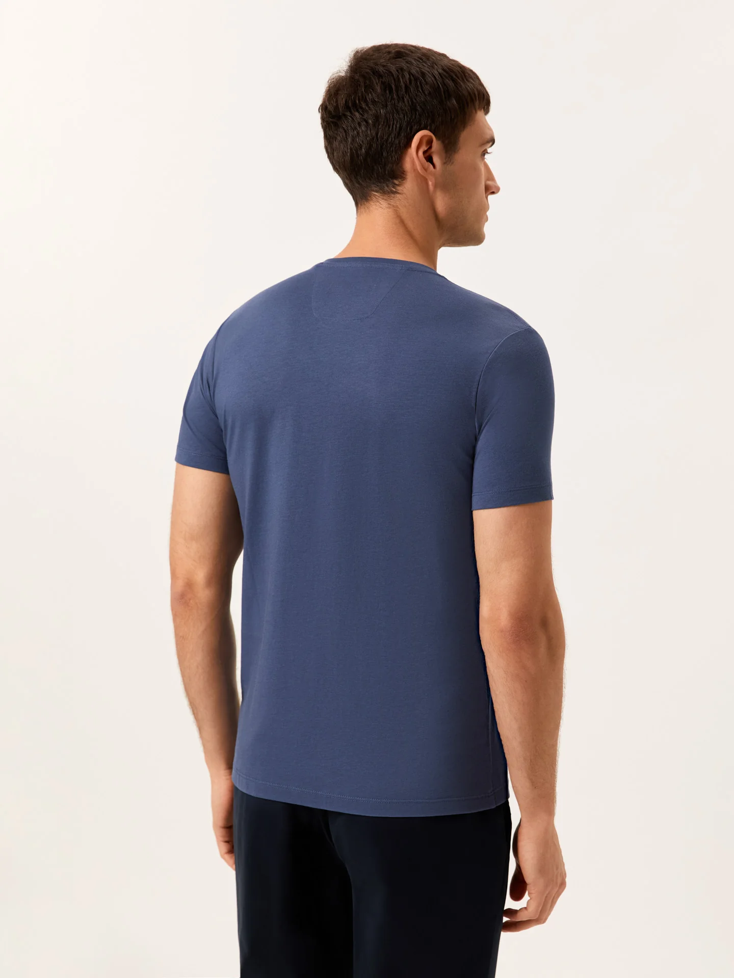 T-shirt with Logo Embroidered in 100% Organic Cotton - Image 3
