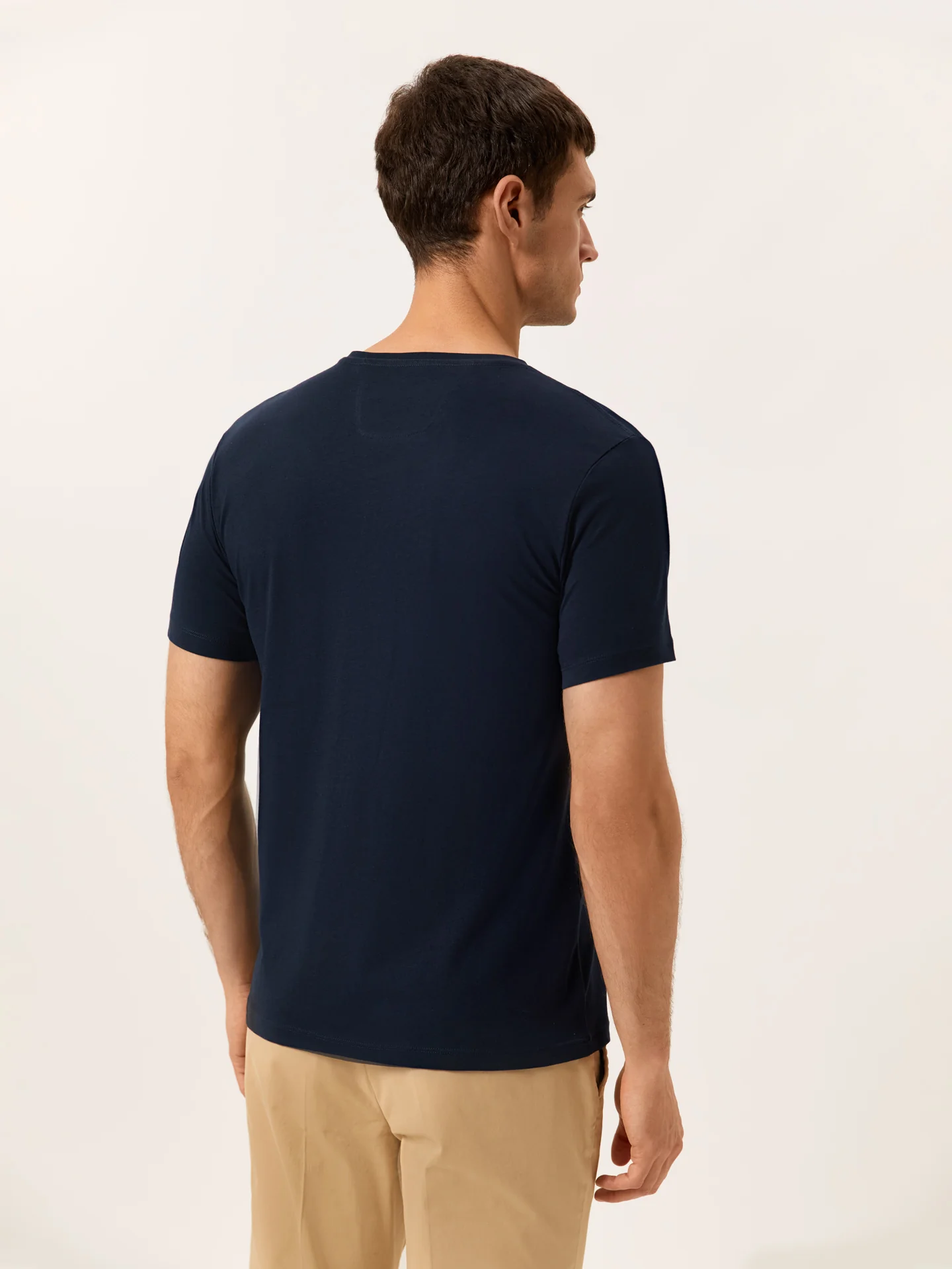 T-shirt with Logo Embroidered in 100% Organic Cotton - Image 3