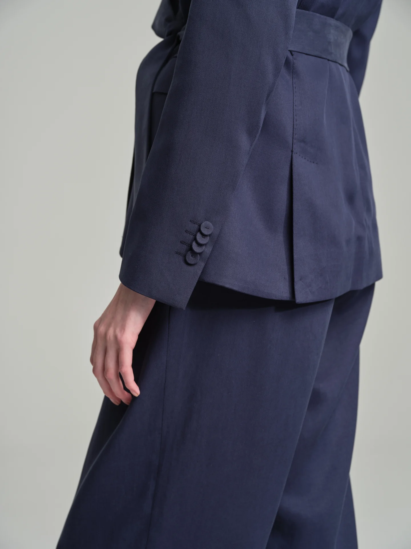 Tie belt blazer - Image 5
