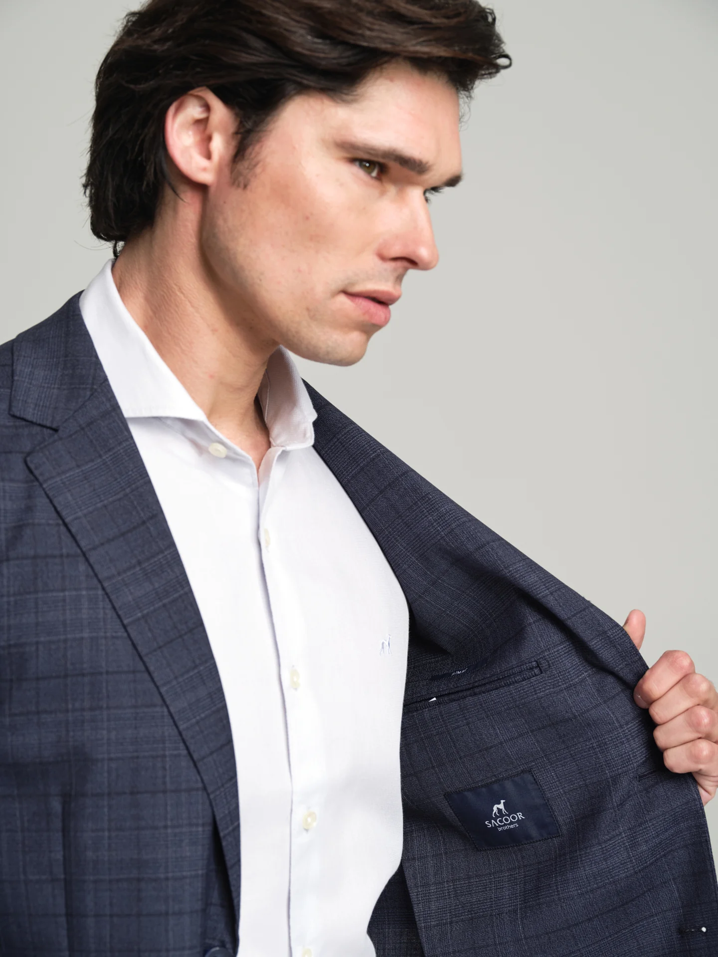 Travel Coolmax plaid blazer - Image 4