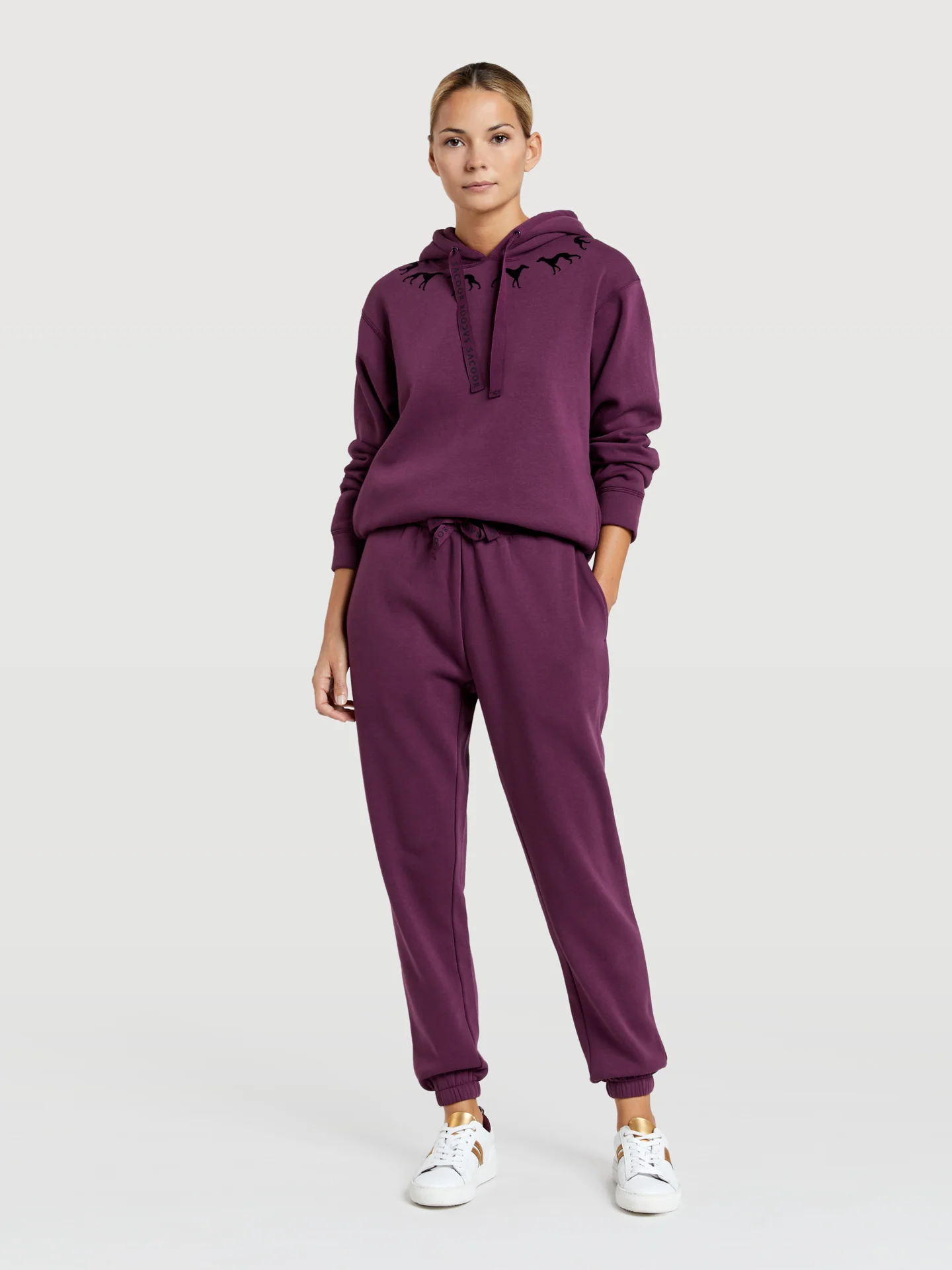 Trousers with branding tape - Image 4