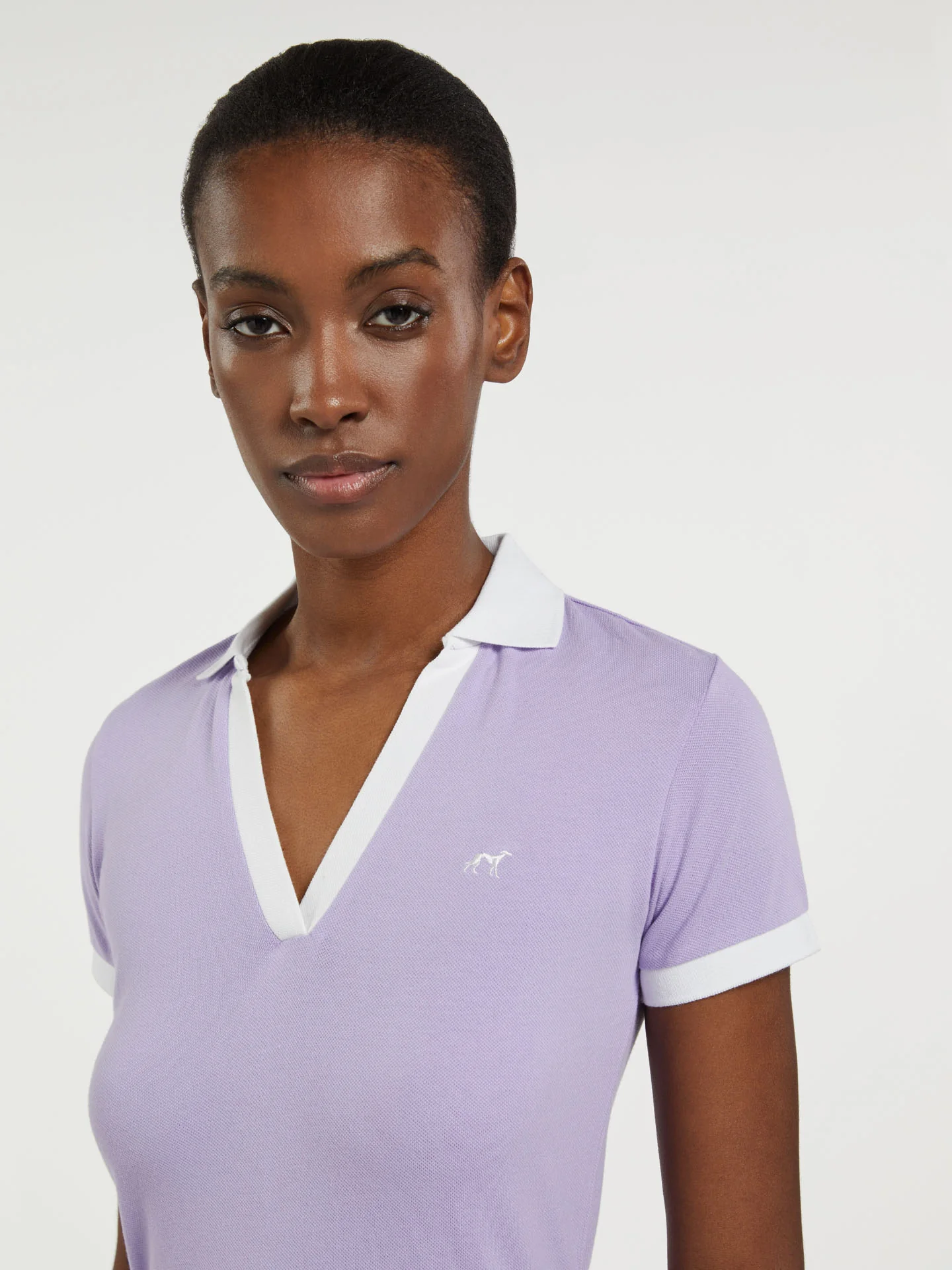 V' Neck Polo Piquet - Image 2