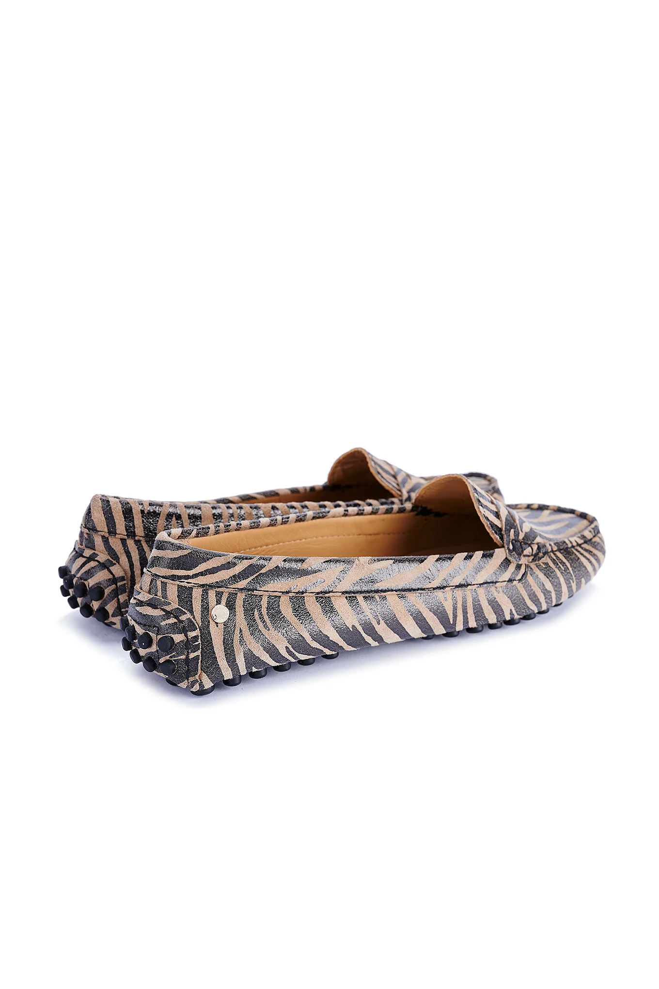 Women's Casual Drivers Shoes in Genuine Suede - Image 3