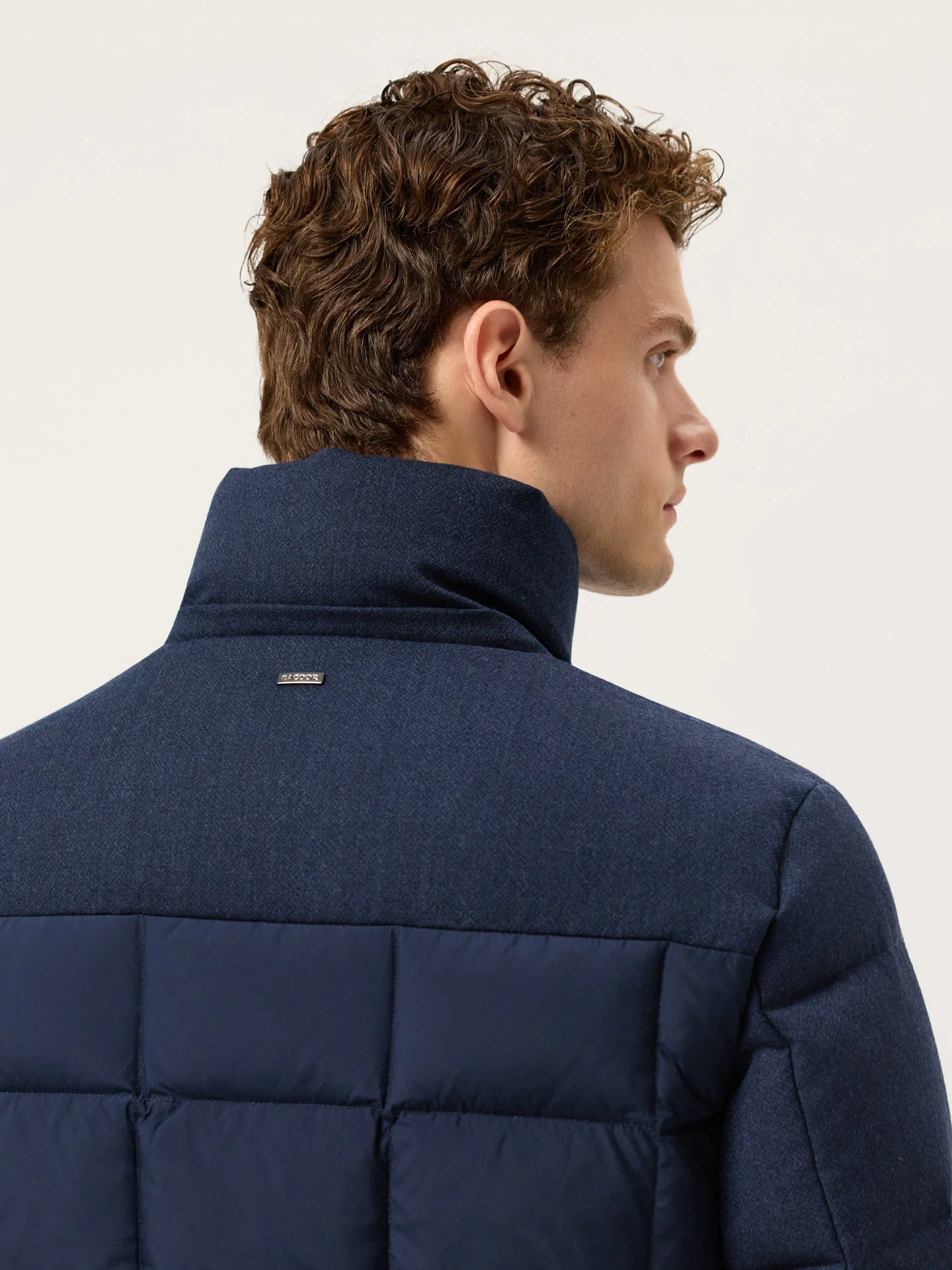 Wool-Blend Quilted Jacket With Removable Hood - Image 10