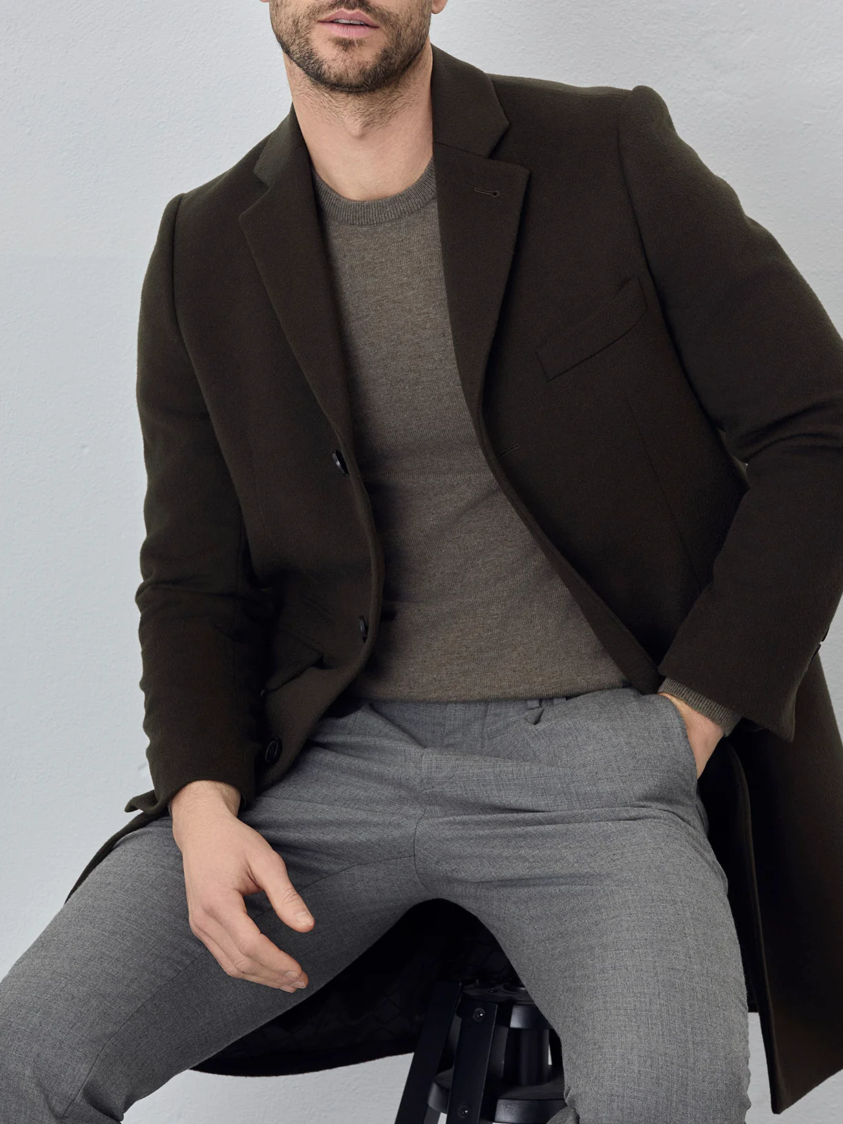 Wool & Cashmere overcoat - Image 5