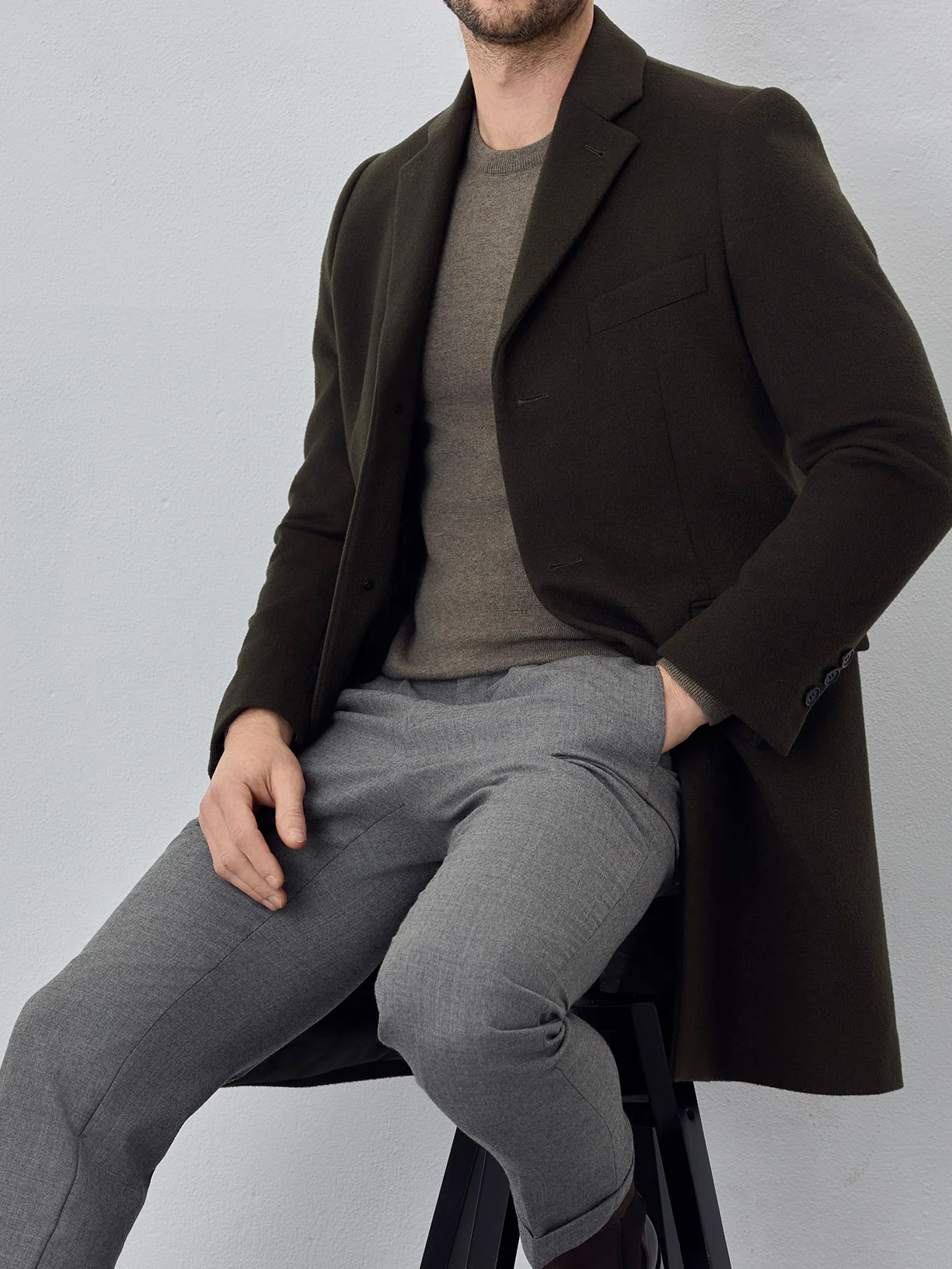 Wool & Cashmere overcoat - Image 9