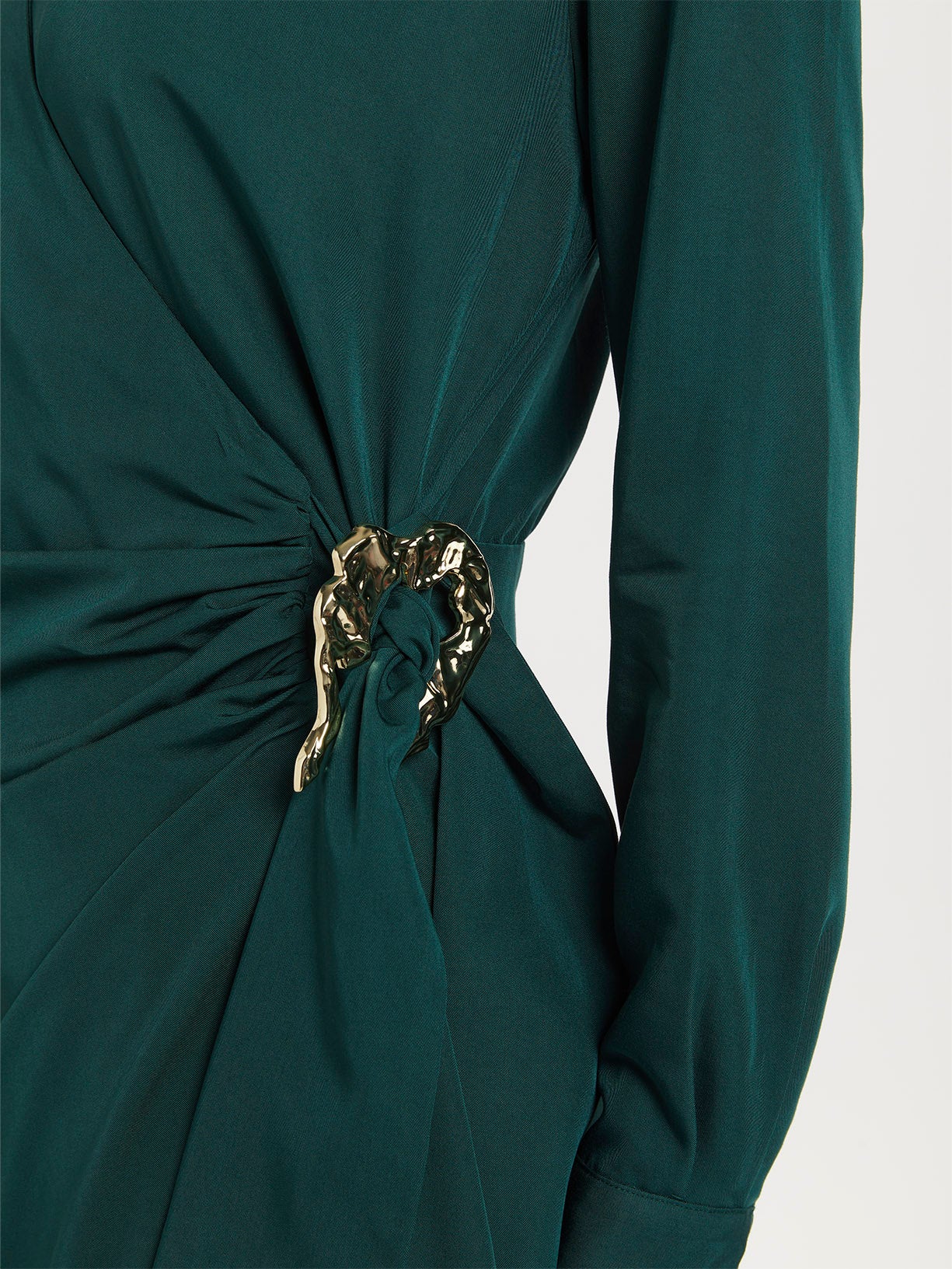 Wrap dress with buckle - Image 3